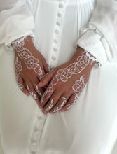 Afbeelding in Gallery-weergave laden, WHITE sticker tattoo flowers